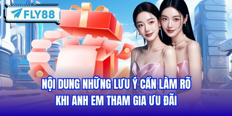 Nội dung những lưu ý cần làm rõ khi anh em tham gia ưu đãi